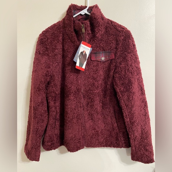 Pendleton Dark Red Fleece Jacket - Picture 1 of 4
